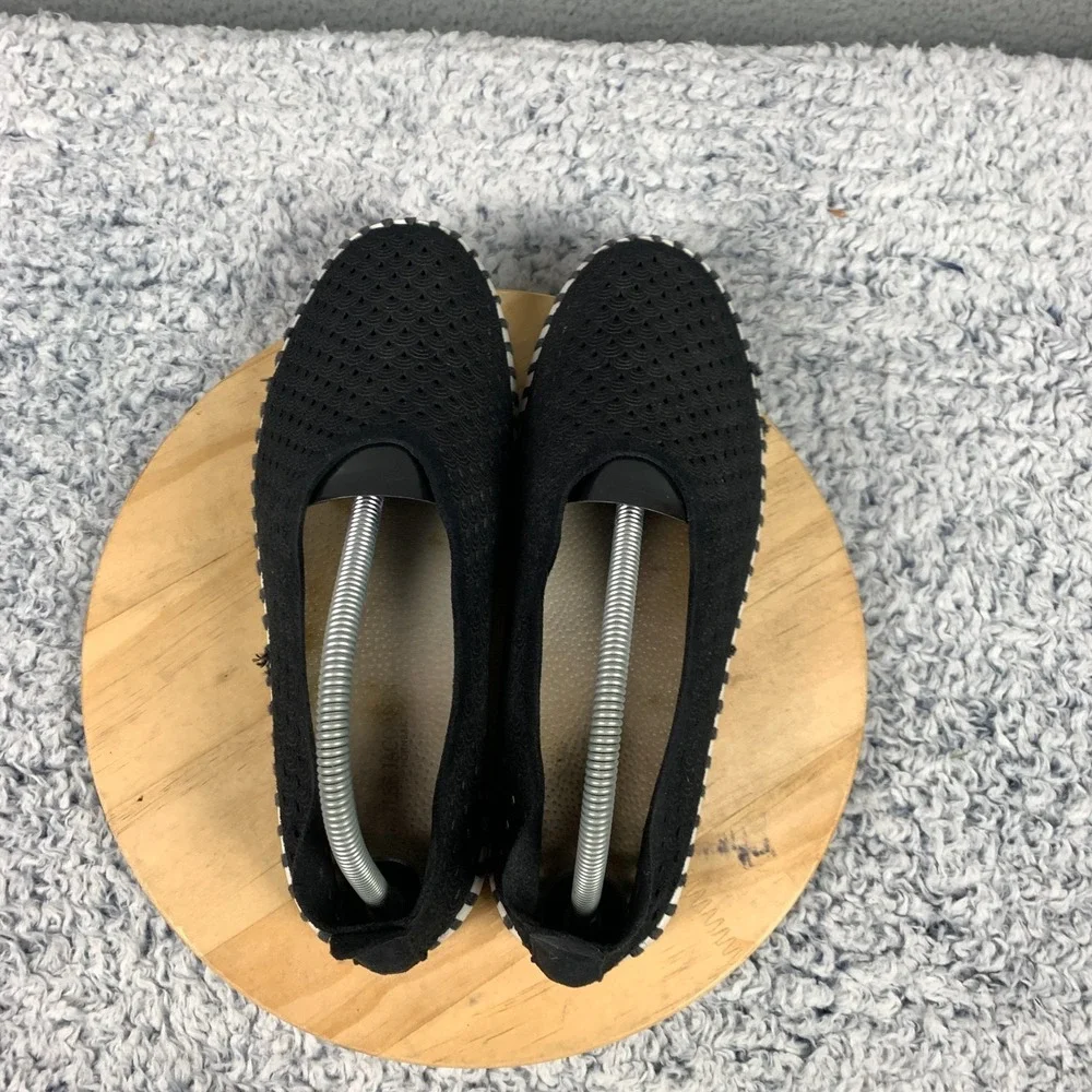 Ilse Jacobsen Tulip Shoes Women's EU 41 US 10.5 Black Perforated Slip On Comfort